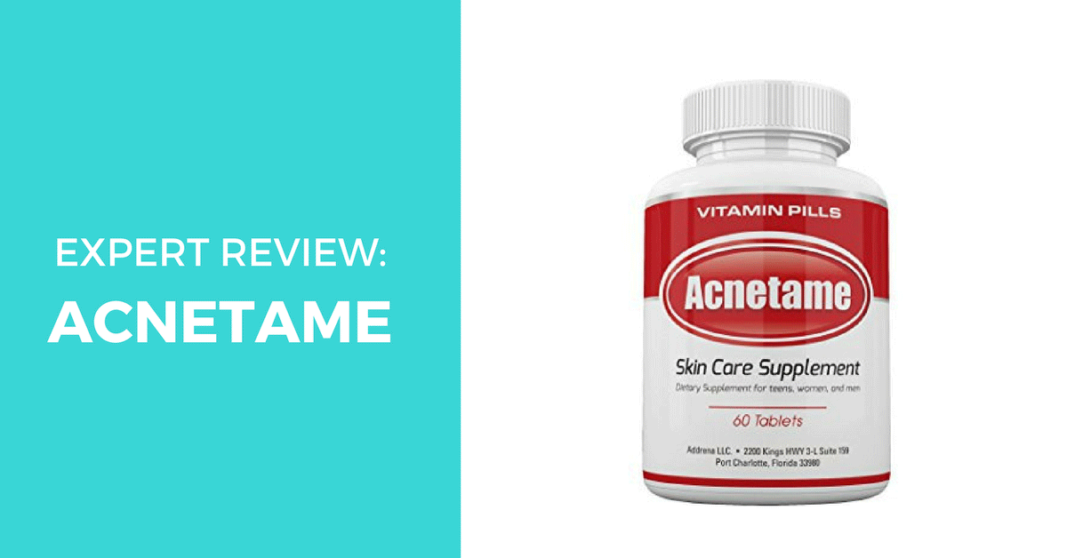 Acnetame natural skincare supplement