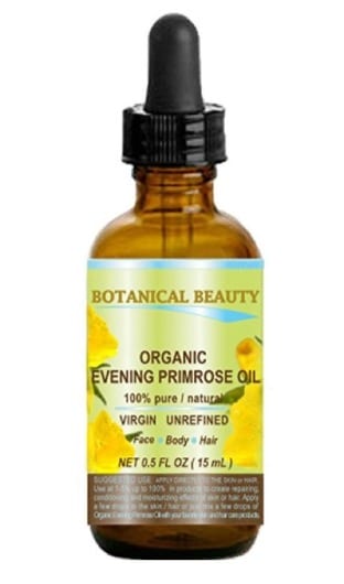 Organic evening primrose oil to help acne treatment