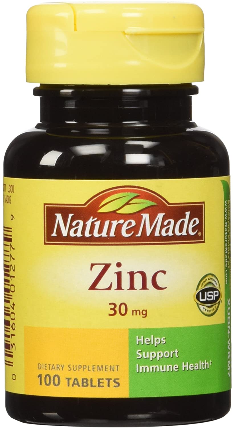 Nature made zinc tabs - 30mg